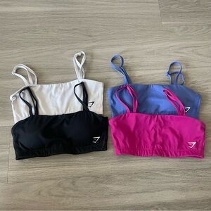 Gymshark Sport bra bundle!in Black, Blue, white and Pink
